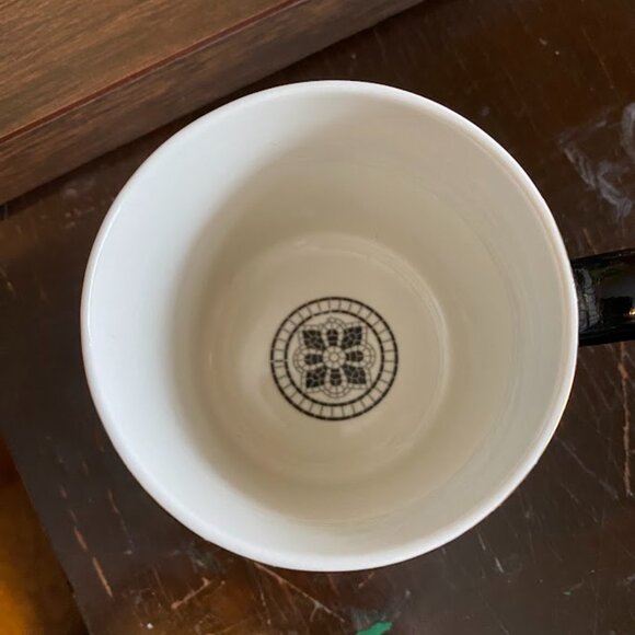 Anthropologie - The Bistro Tile Stoneware Mug: Monogram Edition - Picture 3 of 5